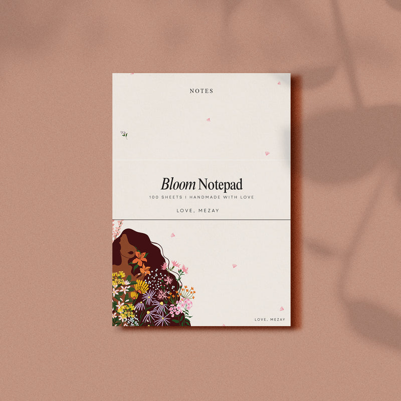 Bloom Notepad - LOVE, MEZAY