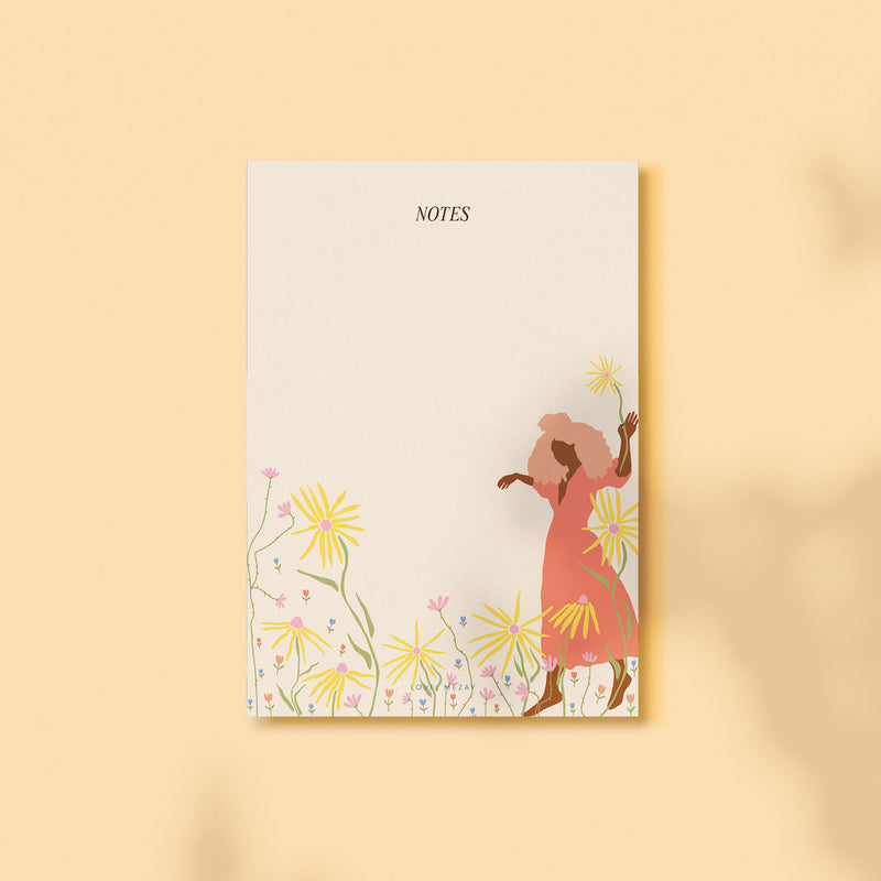 Find Me in the Wildflowers Notepad - LOVE, MEZAY