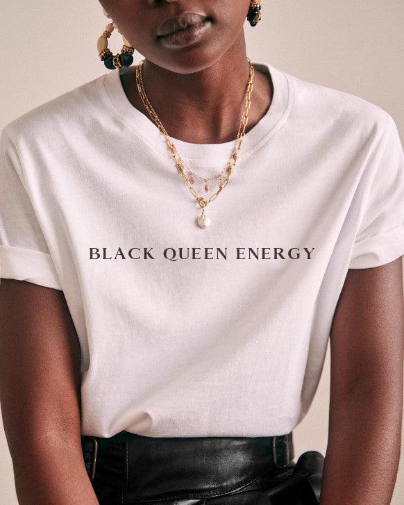 Black Queen Energy Tee - LOVE, MEZAY